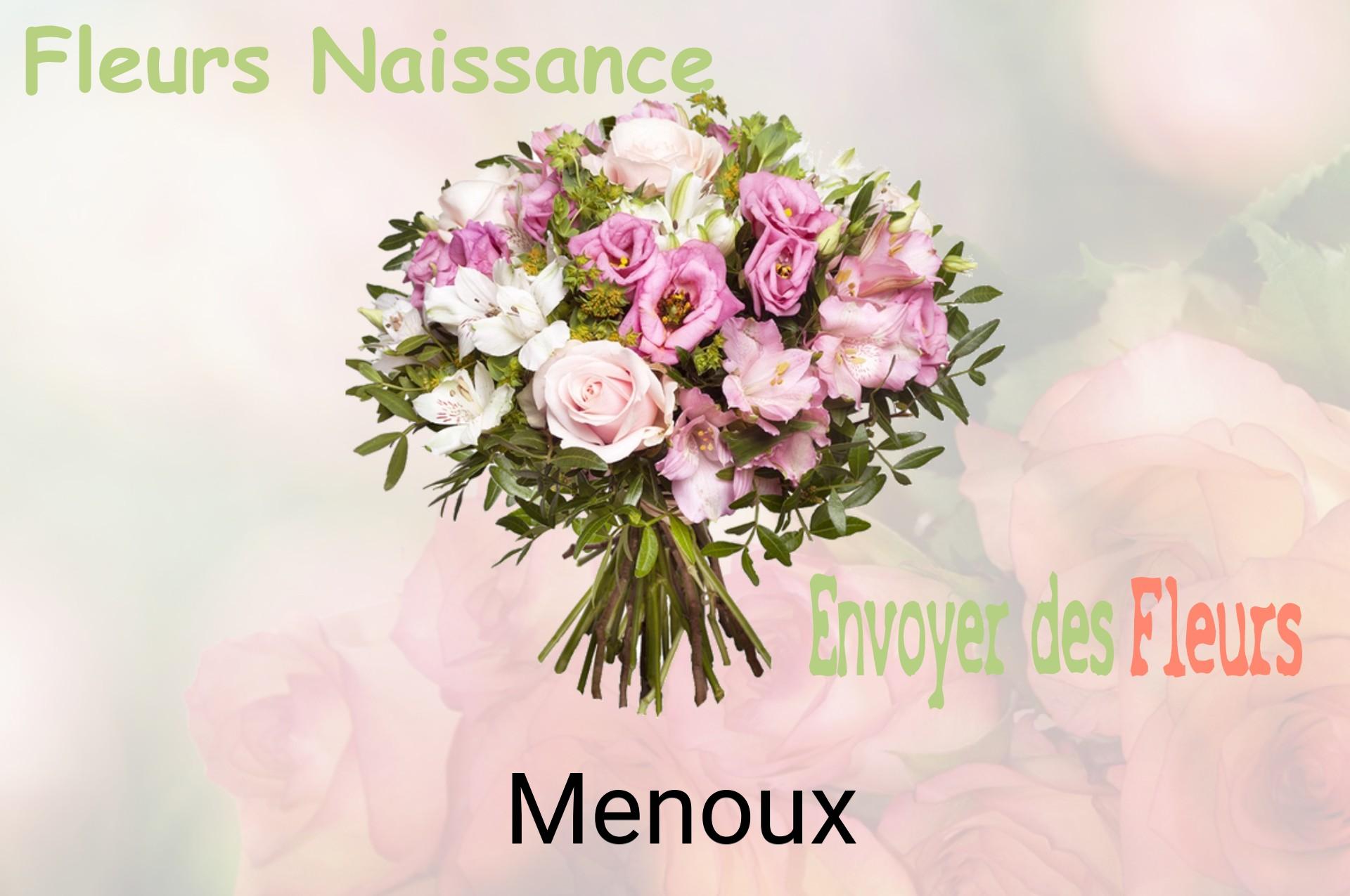 Bouquet de fleurs de naissance livré à Menoux